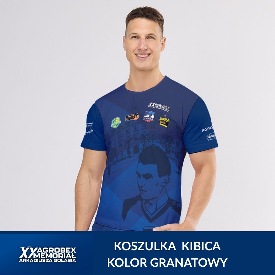 Koszulka kibica kolor granatowy